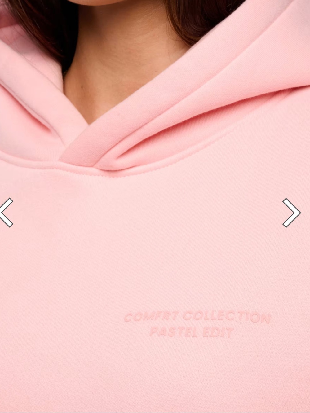 Comfrt - Pastel Hoodie with Kangaroo Pocket and Pant set - Bubblegum-Medium - Picture 3 of 10
